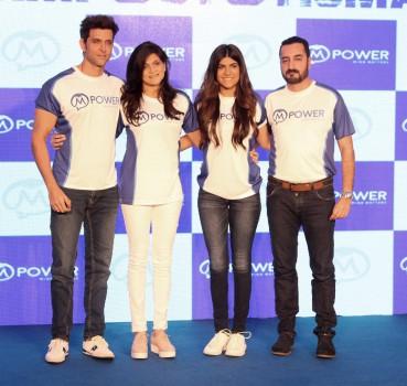Photos of Bollywood actor Hrithik Roshan launches Mpower's Everyday Heroes campaign in Mumbai.