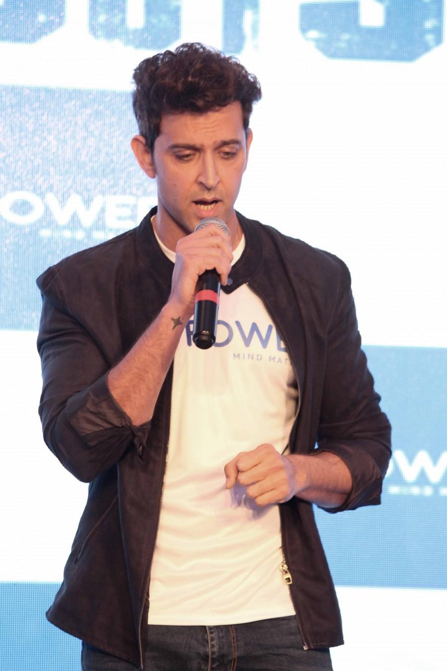 Photos of Bollywood actor Hrithik Roshan launches Mpower's Everyday Heroes campaign in Mumbai. Hrithik Roshan,Mpower's Everyday Heroes campaign,Mpower Everyday Heroes campaign,Actor Hrithik Roshan,Neerja Birla,Hrithik & Neerja Birla