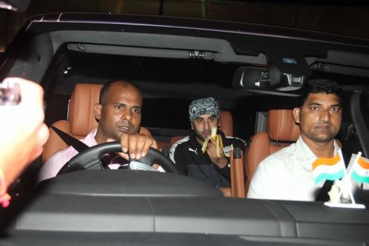 Photos of Bollywood actor Ranbir Kapoor and Armaan spotted out side of football ground at bandra.