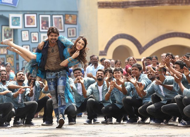 Bairavaa is an upcoming Tamil action thriller movie written, directed and produced by Bharathan. The film stars Vijay and Keerthy Suresh in the lead role, while Aparna Vinod, Papri Ghosh, Sathish, Rajendran, Jagapathi Babu, Daniel Balaji, Mime Gopi, Harish Uthaman, Sharath Lohitashwa, Sreeman, Y.G. Mahendra, Vijayaraghavan, Sugunthan, Prabhu in a cameo, Santhanam, Baby Monika Siva and Roshan Basheer appears in the supporting role. The songs and background score for the film are composed by Santhosh Narayanan. Vijay and Keerthy Suresh,Vijay,Keerthy Suresh,ilayathalapathy vijay,ilayathalapathy,Bairavaa latest movie stills,Bairavaa latest movie pics,Bairavaa latest movie images,Bairavaa latest movie photos,Bairavaa latest movie pictures