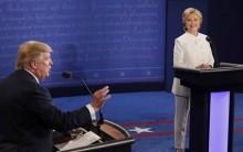 US Elections 2016: Hillary Clinton and Donald Trump's Final Debate.
