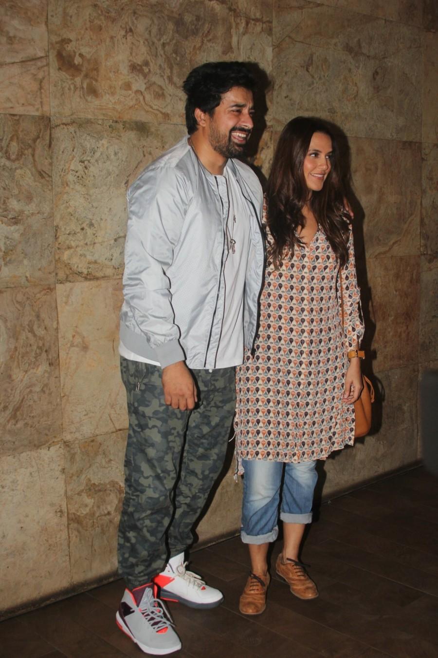 Neha Dhupia and Rannvijay at 31st October special screening. Vir Das,Soha Ali Khan,Kunal Khemu,31st October special screening,31st October,31st October special screening pics,31st October special screening images,31st October special screening photos,31st October special screening stills,31st October special screen