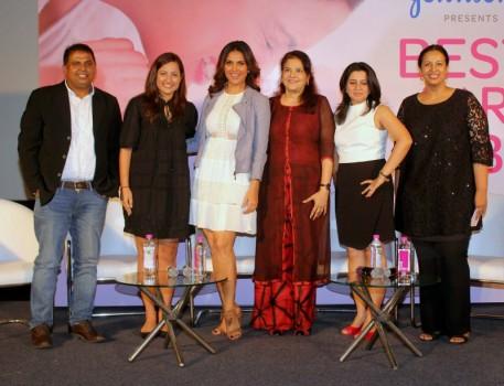 Photos of Bollywood actress Lara Dutta unveils Best for Baby YouTube Channel.