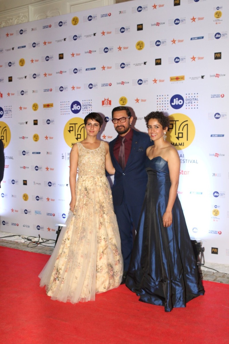 The performances of Aamir and his onscreen daughters Fatima Sana Shaikh and Sanya Malhotra has been garnering love from across quarters. After launching Imran Khan, this time Aamir is all set to launch two new girls in Dangal.Dangal is a film based on the life of Haryana-based wrestler Mahaveer Singh Phogat and the journey of his daughters Geeta and Babita Phogat. Aamir Khan,Dangal,JIO MAMI 18th Mumbai Film Festival