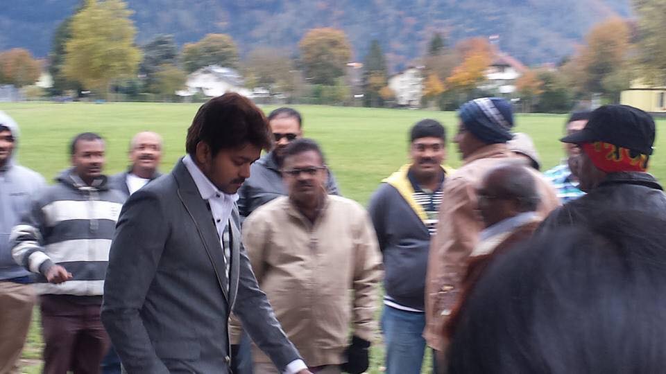 Bairavaa song shoot: Ilayathalapathy Vijay and Keerthy Suresh in Switzerland. Ilayathalapathy Vijay,Keerthy Suresh,Vijay,Vijay in Switzerland,Bairavaa,Bairavaa song shoot,Bairavaa duet shoot,Bairavaa in Switzerland,Vijay and Keerthy Suresh,Vijay and Keerthy Suresh in Switzerland