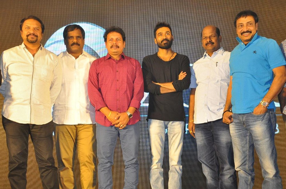 Telugu movie Dharma Yogi Audio Launch event held at Hyderabad. Celebs like Dhanush, Karunya Chowdary, Chetana Uttej, Suresh Kondeti, Leona Lishoy, Ramajogayya Sastry, Nisha, Krishnudu, KL Damodar Prasad, Raj Kandukuri, RP Patnaik, Satish, Vamsi, Shashi Bhushan, Kamal Kaumar, Nani, Jhansi, Bucha Ramakrishna and others graced the event. Dharma Yogi audio launch,Dharma Yogi,Dharma Yogi audio,Dhanush,Nani,Kodi,Karunya Chowdary,Chetana Uttej,Suresh Kondeti,Leona Lishoy,Ramajogayya Sastry,Nisha,Krishnudu,KL Damodar Prasad,Raj Kandukuri,RP Patnaik