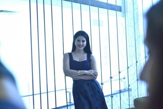 Bollywood actress Sunny Leone Photoshoot for Exhibit Magazine.