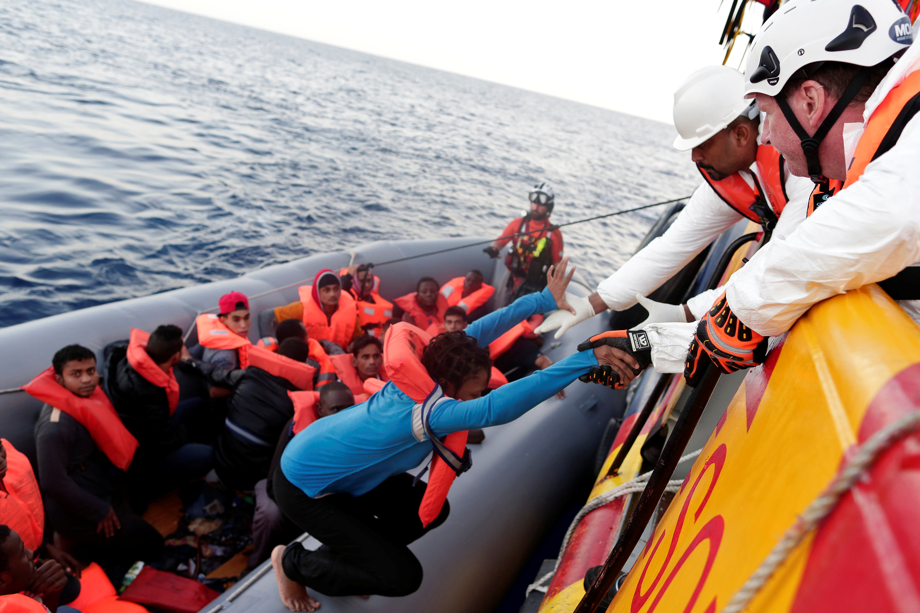 Migrant Rescue In Mediterranean Sea - Photos,Images,Gallery - 51257