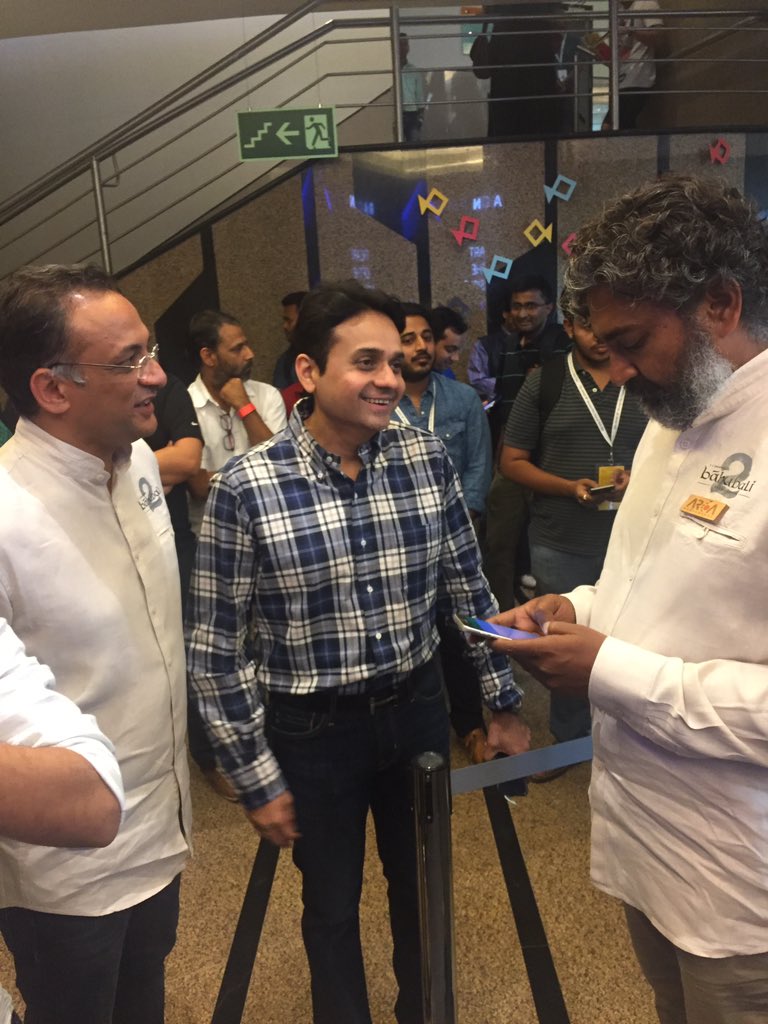 Director S. S. Rajamouli at Jio MAMI Movie Mela. S. S. Rajamouli,Prabhas,Tamannaah,Bahubali 2 first look launch,Bahubali 2 first look,Bahubali 2,bahubali 2 first look launch live,Bahubali 2 first look poster,Bahubali 2 poster