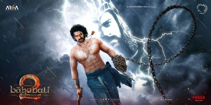 As a pre birthday gift, makers of Baahubali have unveiled the First Look of Baahubali as a gift to lead actor Prabhas. The first look, a motion poster of the much awaited sequel to Baahubali features Prabhas in a fierce avatar. Also, a unique five minute VR experience of being on the sets of the film was showcased to the audience with the help of a headgear.