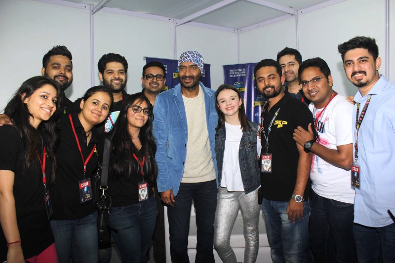 Photos of Bollywood Actor Ajay Devgn launches Shivaay comic and merchandise at Bombay exhibition center. Ajay Devgn,Shivaay comic,Shivaay,Shivaay movie promotion,Shivaay promotion,Actor Ajay Devgn,Bollywood Actor Ajay Devgn