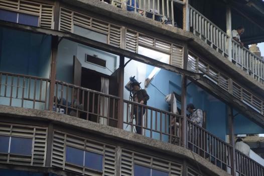 On location shoot of movie 'Fan'