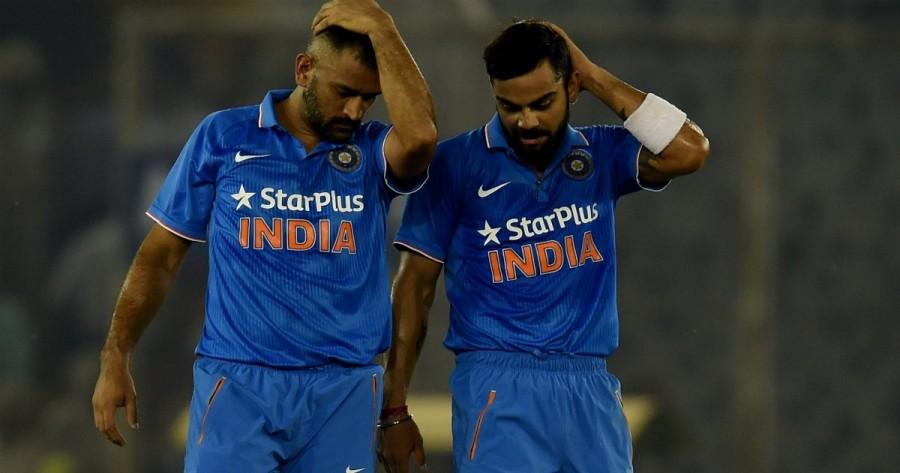 Dhoni joined hands with Kohli as the underperforming captain promoted himself up the order. It was a statement of intent from Dhoni who has been recently criticised for poor batting form. India beat New Zealand by 7 wickets,India beat New Zealand,India beats New Zealand,3rd ODI,India vs New Zealand,Virat Kohli,MS Dhoni
