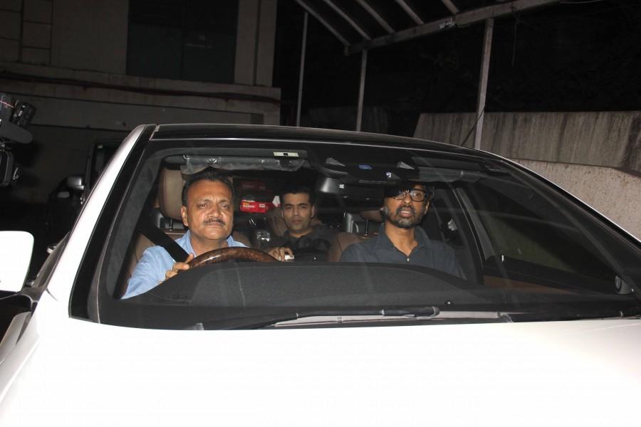 Karan Johar spotted at the special screening of Ae Dil Hai Mushkil. Ae Dil Hai Mushkil,Ae Dil Hai Mushkil special screening,Kareena Kapoor,Karan Johar,Gauri Khan,Anushka Sharma,Neetu Singh,Rishi Kapoor,Twinkle Khanna,Kiran Rao,Ae Dil Hai Mushkil special screening pics,Ae Dil Hai Mushkil special screening images,Ae Dil Hai