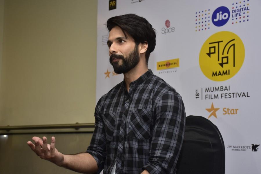 Photos of Bollywood actor Shahid Kapoor at MAMI Mela. Shahid Kapoor,Shahid Kapoor at MAMI Mela,MAMI Mela,MAMI Mela 2016,actor Shahid Kapoor,Shahid Kapoor latest pics,Shahid Kapoor latest images,Shahid Kapoor latest photos,Shahid Kapoor latest stills,Shahid Kapoor latest pictures