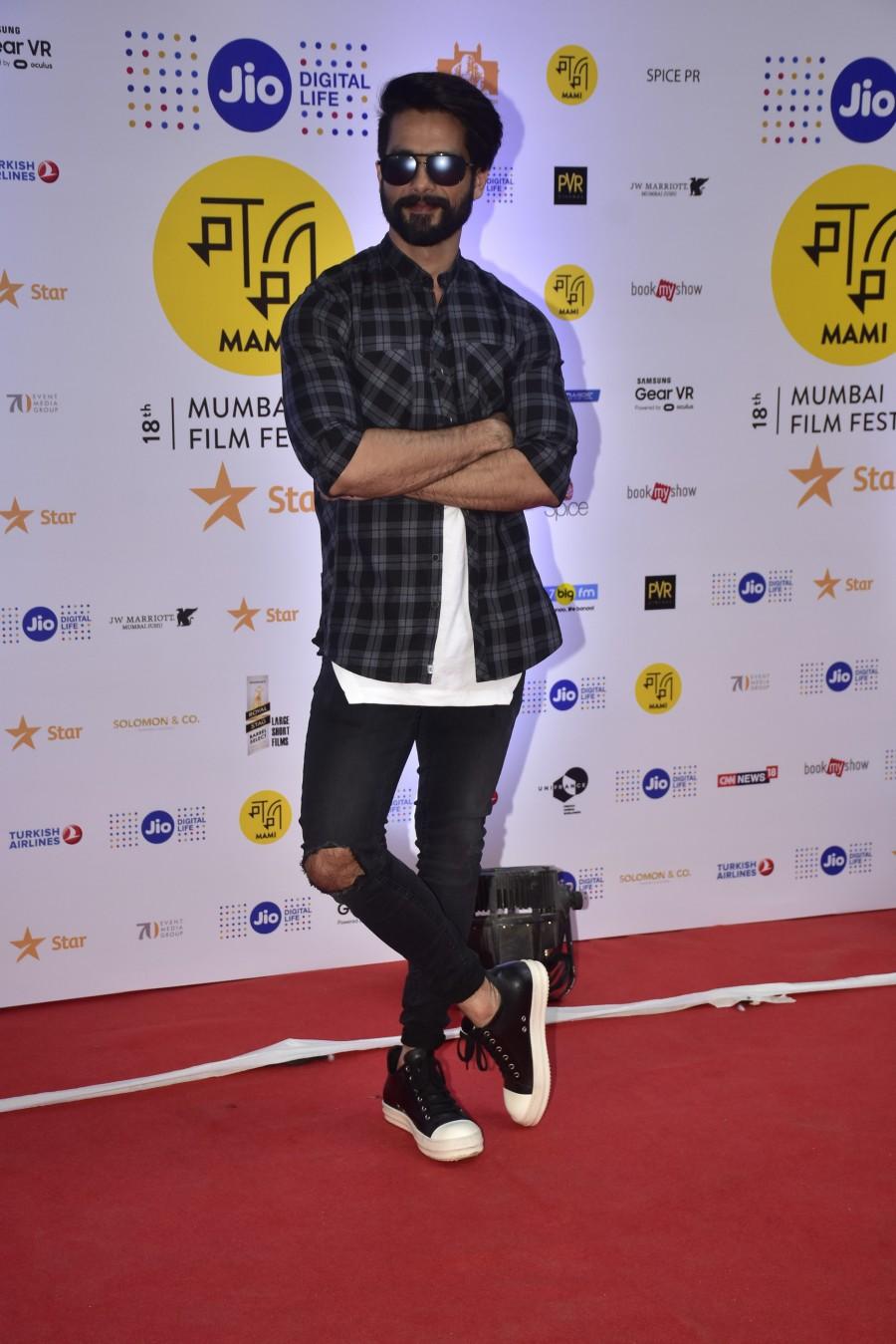 Photos of Bollywood actor Shahid Kapoor at MAMI Mela. Shahid Kapoor,Shahid Kapoor at MAMI Mela,MAMI Mela,MAMI Mela 2016,actor Shahid Kapoor,Shahid Kapoor latest pics,Shahid Kapoor latest images,Shahid Kapoor latest photos,Shahid Kapoor latest stills,Shahid Kapoor latest pictures