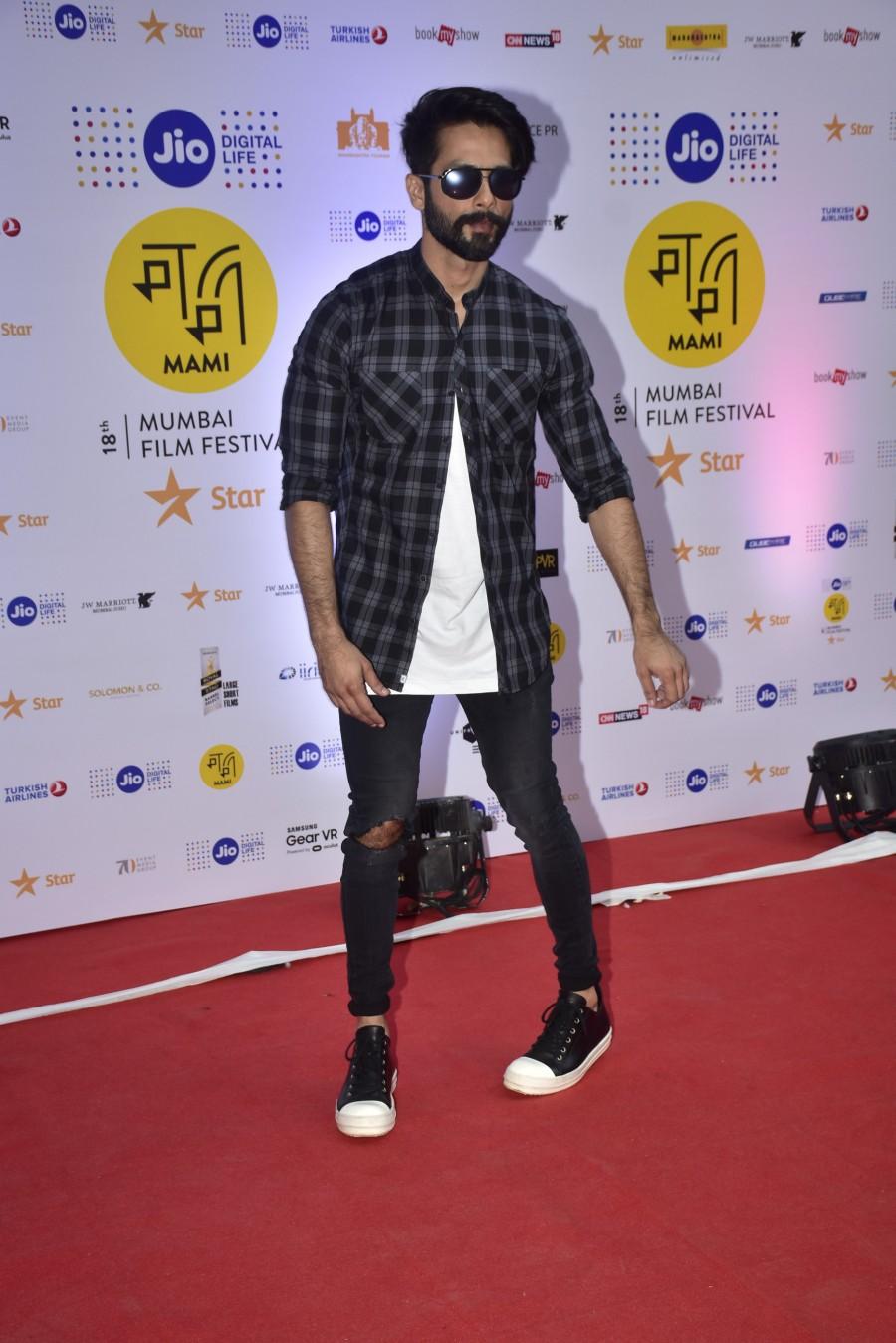 Photos of Bollywood actor Shahid Kapoor at MAMI Mela. Shahid Kapoor,Shahid Kapoor at MAMI Mela,MAMI Mela,MAMI Mela 2016,actor Shahid Kapoor,Shahid Kapoor latest pics,Shahid Kapoor latest images,Shahid Kapoor latest photos,Shahid Kapoor latest stills,Shahid Kapoor latest pictures