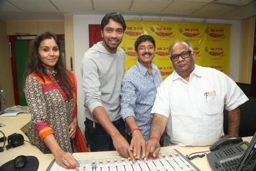 Intlo Deyyam Nakem Bhayam Movie Song Launch event held at Radio Mirchi 98.3 FM in Hyderabad. Celebs like Allari Naresh, BVSN Prasad, G. Nageswara Reddy and others graced the event.