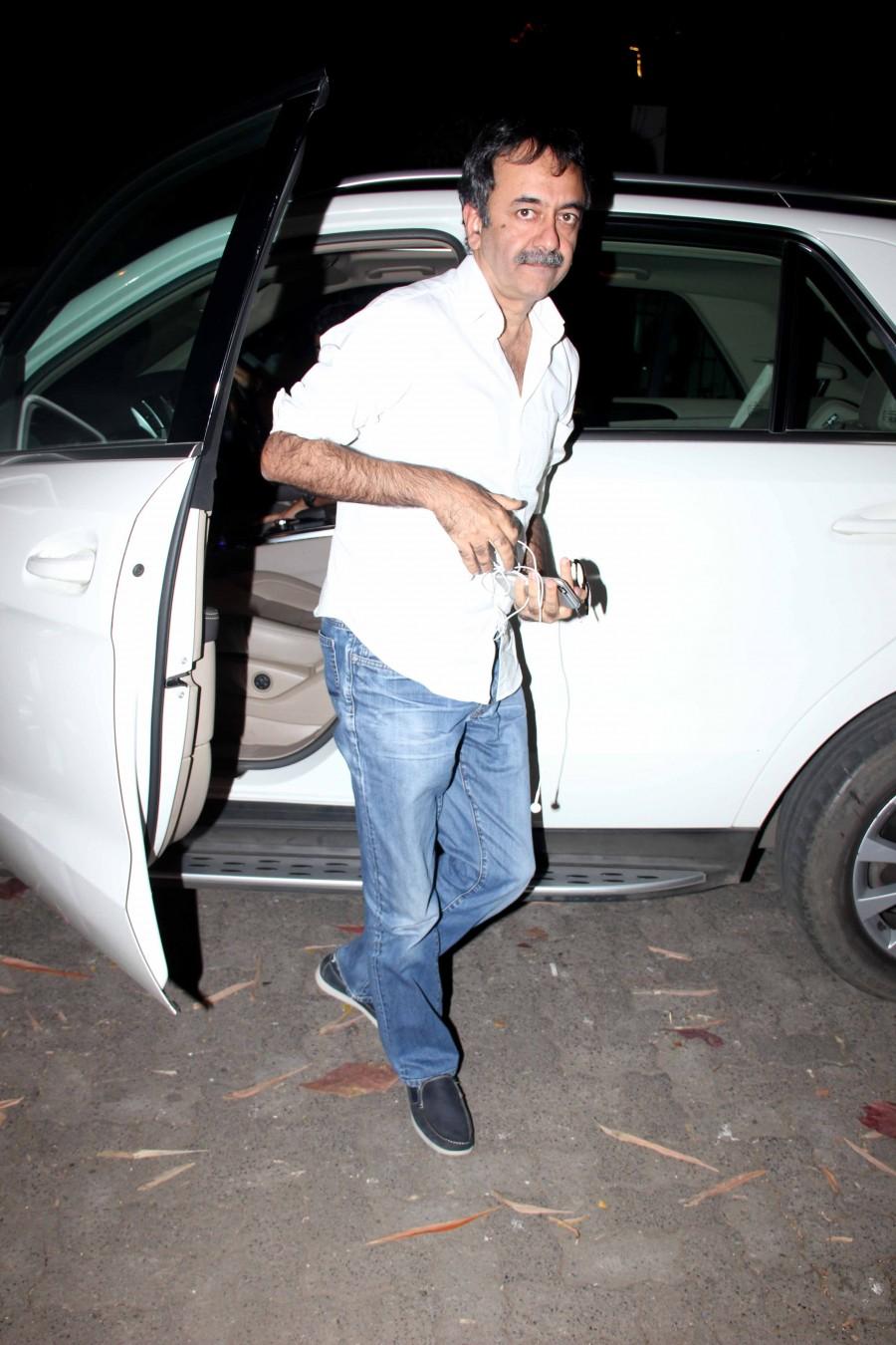 The recent screening of Shivaay was a star-studded affair. Bollywood stars like Rajkumar Hirani, Rohit Shetty, Shekhar Kapur were spotted at the special screening of Shivaay. Rajkumar Hirani,Rohit Shetty,Shekhar Kapur,Shivaay special screening,Shivaay special screening pics,Shivaay special screening images,Shivaay special screening photos,Shivaay special screening stills,Shivaay special screening pictures,special screening Shi
