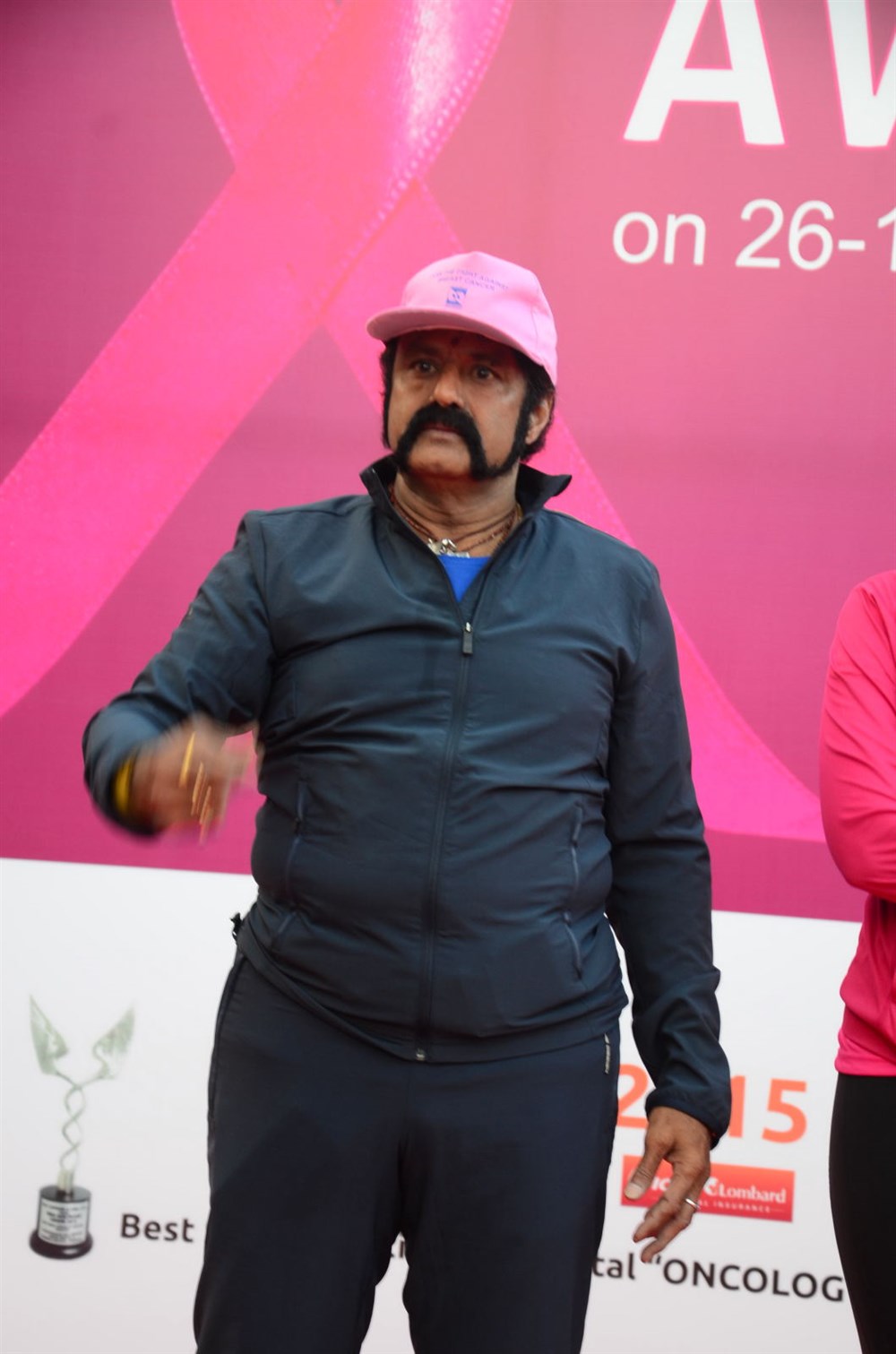Photos of TDP MLA and Actor Nandamuri Balakrishna, actress Manchu Lakshmi and TRS MP Kavitha have participated in Breast Cancer Awareness Pink Walk which was held at KBR Park in Hyderabad. Balakrishna,Lakshmi Manchu,Nandamuri Balakrishna,Breast Cancer Awareness Walk,Breast Cancer,Breast Cancer Awareness,Balakrishna at Breast Cancer Awareness Walk,Lakshmi Manchu at Breast Cancer Awareness Walk