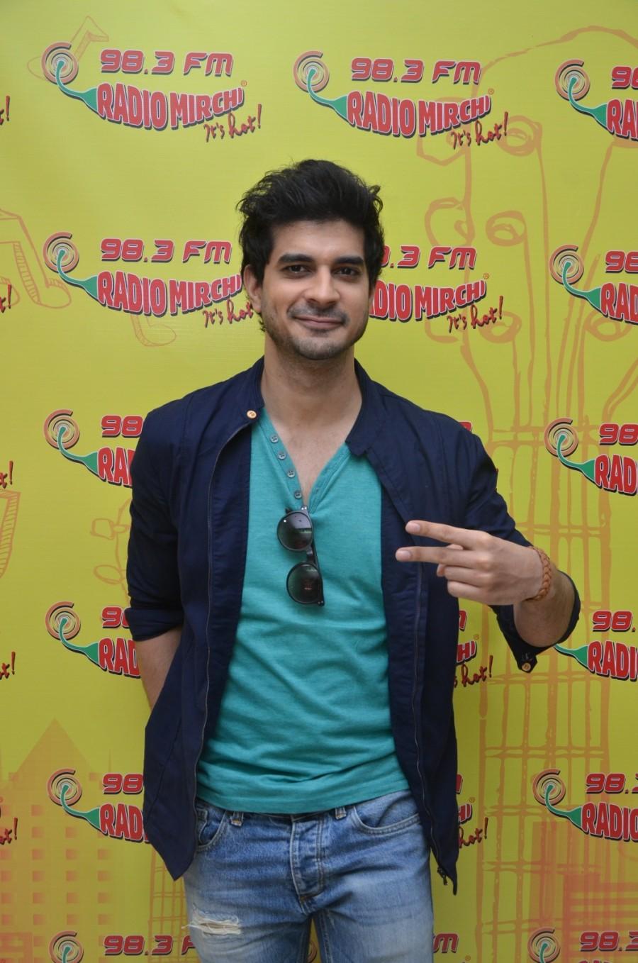 Tahir Raj Bhasin at Mirchi 98.3 studio. John Abraham,Sonakshi Sinha,John Abraham and Sonakshi Sinha,Force 2,Force 2 promotion,Force 2 movie promotion,John Abraham at Mirchi 98.3 studio,Sonakshi Sinha at Mirchi 98.3 studio