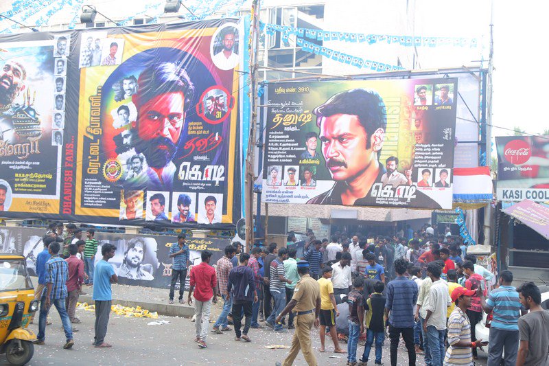 Photos of Dhanush Fans celebrates Kodi First Day First Show in Kasi Theatre in Chennai. Dhanush,Kodi,Kodi celebration,Kodi celebration pics,Kodi celebration images,Kodi celebration photos,Kodi celebration stills,Kodi First Day First Show,Kodi FDFS,Kodi FDFS pics,Kodi FDFS images,Kodi FDFS photos,Kodi FDFS stills,Kodi FDFS pictures