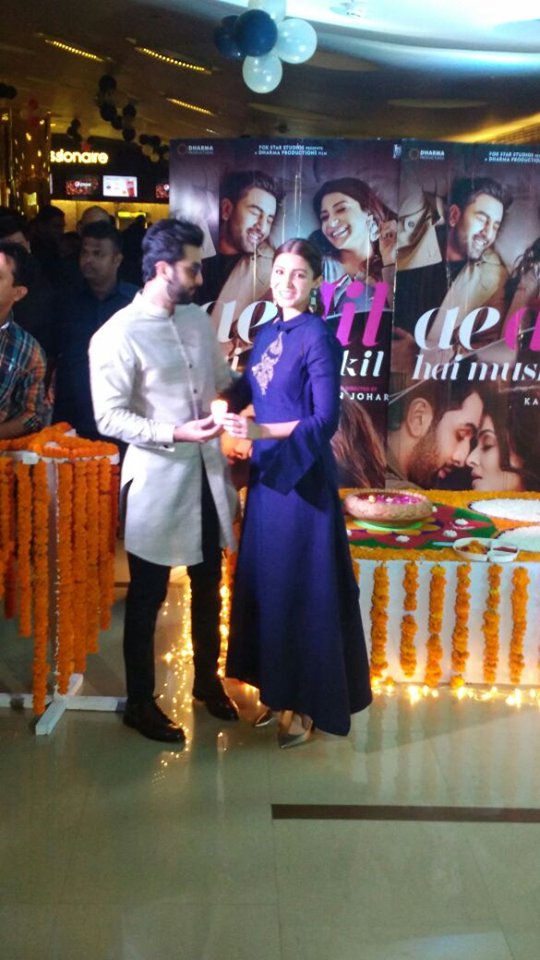 As part of a marketing initiative that involves star-fan engagement, Ranbir and Anushka will travel to Chandigarh, Delhi, Ahmedabad and return to Mumbai, celebrating Diwali with fans in the cities on Friday and Saturday. Ranbir Kapoor,Anushka Sharma,Ranbir Kapoor and Anushka Sharma,Ranbir Kapoor celebrates Diwali,Anushka Sharma celebrates Diwali,Ae Dil Hai Mushkil,Ae Dil Hai Mushkil promotion,Ae Dil Hai Mushkil cast