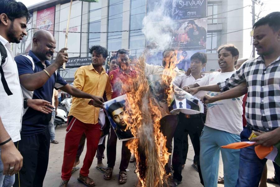 "The cinema management responded positively to our protest and decided to stop the first show of the movie," Banjrag Dal-Kolkata said in a social media website, claiming their demonstration "a huge success". Police said the issue was resolved without much hassle and the film could be screened thereafter. Bajrang Dal,Ae Dil Hai Mushkil,protests screening of Ae Dil Hai Mushkil,Fawad Khan,Pakistani actor Fawad Khan,Karan Johar