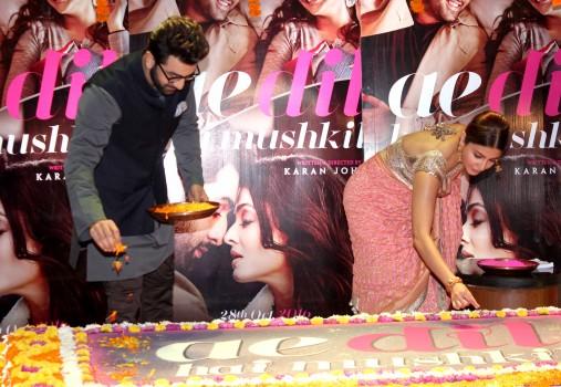 Photos of Bollywood actor Ranbir Kapoor and Anushka Sharma visit PVR for the promotion of film Ae Dil Hai Mushkil.