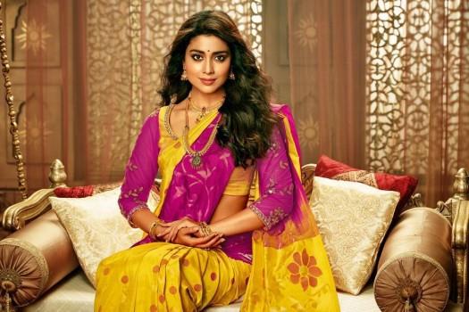 South Indian Actress Shriya Saran Photoshoot for CMR Shopping Mall.
