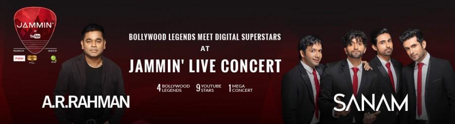 AR Rahman performing on 11th November in Mumbai for Jammin' Live Concert with quotes from music legend and Qyuki Co-founder AR Rahman, Qyuki MD and Co-Founder Samir Bangara and YouTube’s Head of Entertainment Satya Raghavan. AR Rahman,AR Rahman to Live 'Jam',YouTube Stars at Mumbai Concer,YouTube Stars,Samir Bangara,Live Concert with quotes from music legend and Qyuki Co-founder AR Rahman