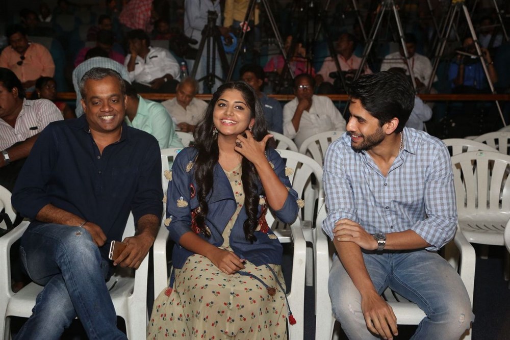 Telugu movie Saahasam Swaasaga Saagipo press meet event held at Hyderabad. Celebs like Actor Akkineni Naga Chaitanya, Actress Manjima Mohan, Director Gautham Menon, Dil Raju, Miryala Ravinder Reddy, Bellamkonda Suresh, Kona Venkat and others graced the event. Saahasam Swaasaga Saagipo press meet,Saahasam Swaasaga Saagipo,Naga Chaitanya,Manjima Mohan,Gautham Menon,Saahasam Swaasaga Saagipo press meet pics,Saahasam Swaasaga Saagipo press meetimages,Saahasam Swaasaga Saagipo press meet photos,Saahasam Swaasaga Sa