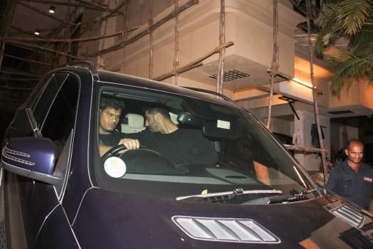 Photos of Bollywood actor Arjun Kapoor spotted at Malaika Arora's House.