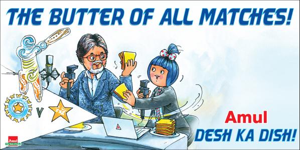 Amitabh Bachchan turns anchor during World Cup Amul,Amul butter,Amul Posters,Amul ads,impressive ads,my choice,yemen,Smriti Irani,photos