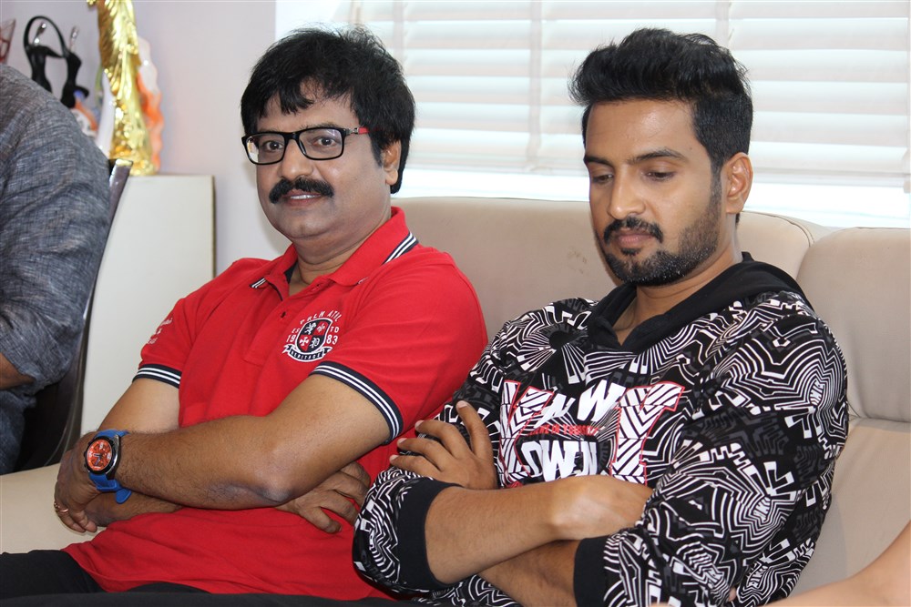 Vaibhavi Shandilya and Sanjana Singh are the two female leads of the film, which is produced by VTV Ganesh. Sakka Podu Podu Raja,Sakka Podu Podu Raja movie launch,Vivek,Santhanam,VTV Ganesh,Vaibhavi Shandilya,Surekha Vani,Sampath Raj,Sidney Sladen,Sethuraman,Sakka Podu Podu Raja movie launch pics,Sakka Podu Podu Raja movie launch images,Sakka Podu Podu Raja mov