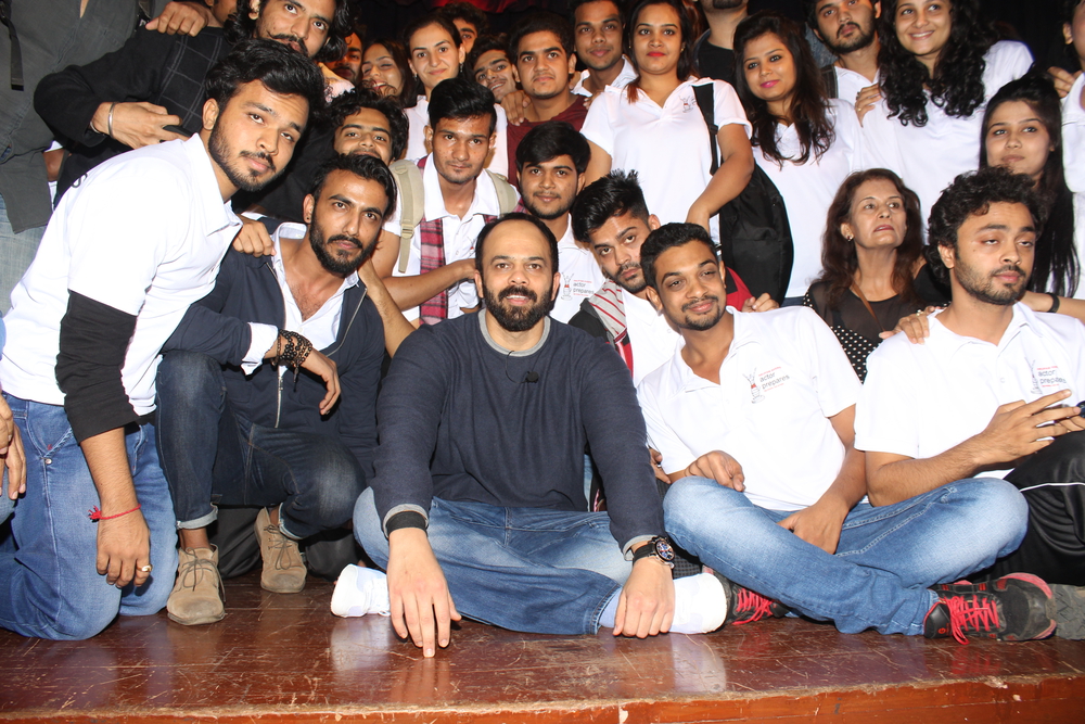 Photos of Bollywood filmmaker Rohit Shetty during the 9th Master Class organised by Indian Film and Television Directors (IFTDA) in Mumbai. Rohit Shetty,Sudhir Mishra,Rohit Shetty at 9th Master Class organised by IFTDA,9th Master Class organised by IFTDA,IFTDA,Indian Film and Television Directors
