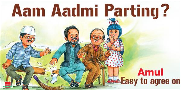Amul ad related to AAP Amul,Amul butter,Amul Posters,Amul ads,impressive ads,my choice,yemen,Smriti Irani,photos