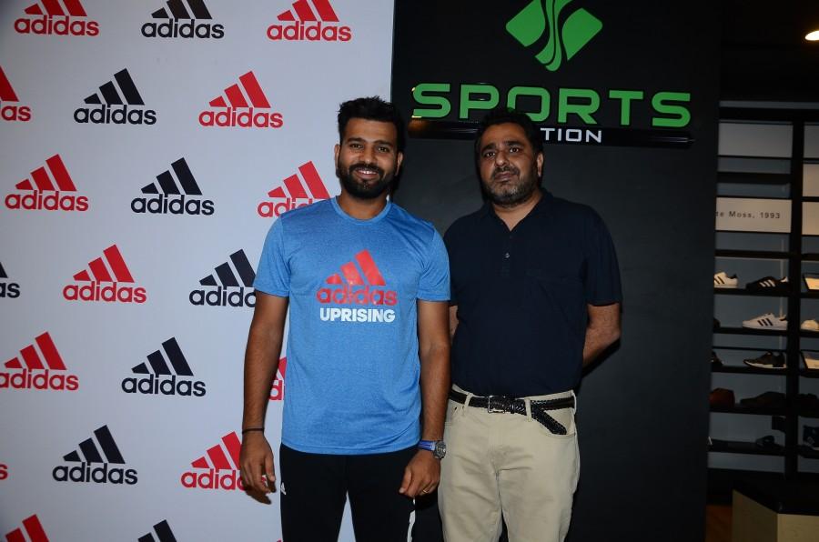 Sports Station is the brain child of the renowned manufacturing and retailing organization, the SSIPL Group, which has been in the footwear industry for over two decades. Sports Station is SSIPL’s first venture into multi-brand retailing of Sports brands, and offers the best of international sports brands, including Adidas, Reebok, Nike, Skechers, Puma, Asics and Lotto, all under one roof. Rohit Sharma,Cricketer Rohit Sharma,Homecourt,Shop-in-Shop,1st Adidas