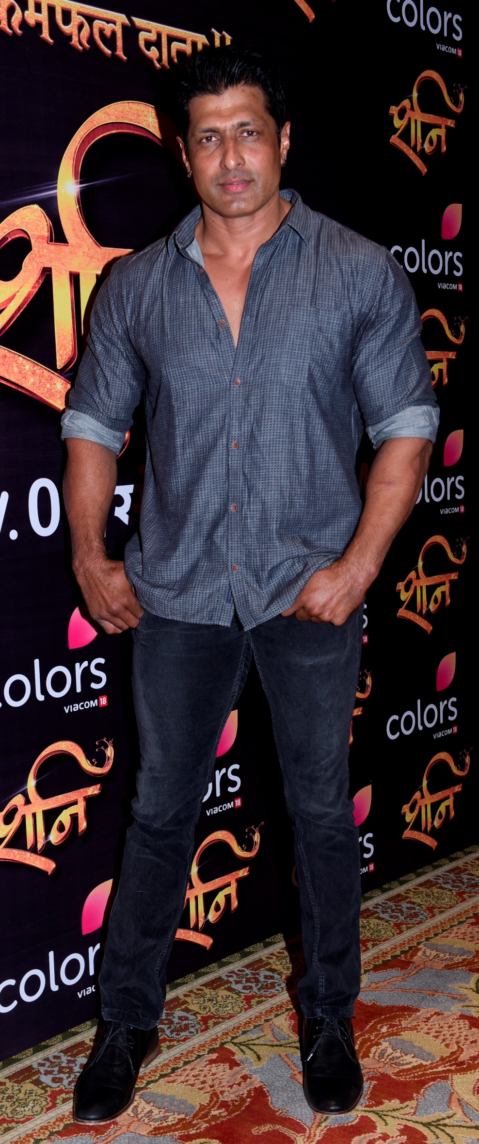 Salil Ankola (Surya Dev) at the press meet of Karmphal Data Shani. Karmphal Data Shani,Karmphal Data Shani Press Meet,Karmphal Data Shani Press Meet pics,Karmphal Data Shani Press Meet images,Karmphal Data Shani Press Meet photos,Karmphal Data Shani Press Meet pictures