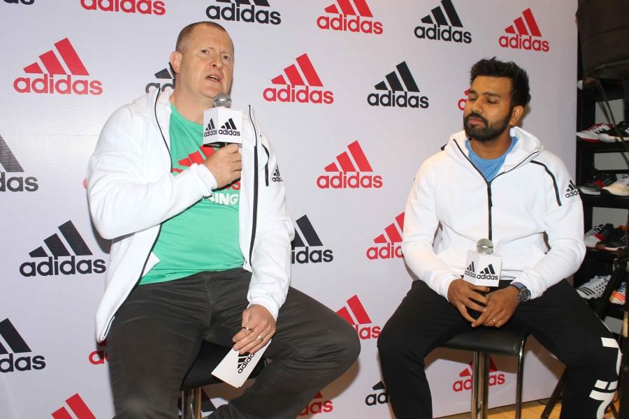 Indian Cricketer Rohit Sharma launches Adidas Original & Adidas Sports at Sports Station. Rohit Sharma,Adidas Original,Adidas Sports,Sports Station,Rohit Sharma launches Adidas Original,Rohit Sharma pics,Rohit Sharma images,Rohit Sharma photos,Rohit Sharma stills,Rohit Sharma pictures
