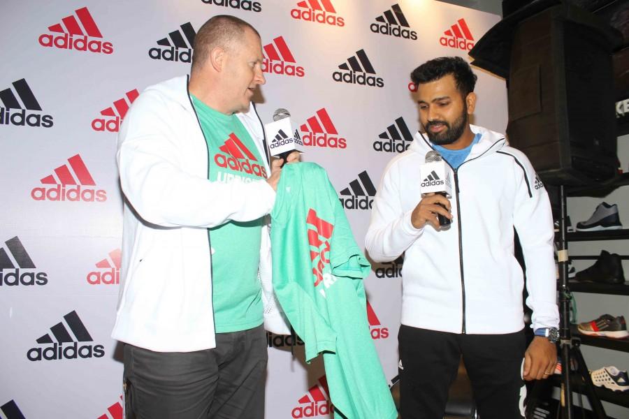 Indian Cricketer Rohit Sharma launches Adidas Original & Adidas Sports at Sports Station. Rohit Sharma,Adidas Original,Adidas Sports,Sports Station,Rohit Sharma launches Adidas Original,Rohit Sharma pics,Rohit Sharma images,Rohit Sharma photos,Rohit Sharma stills,Rohit Sharma pictures