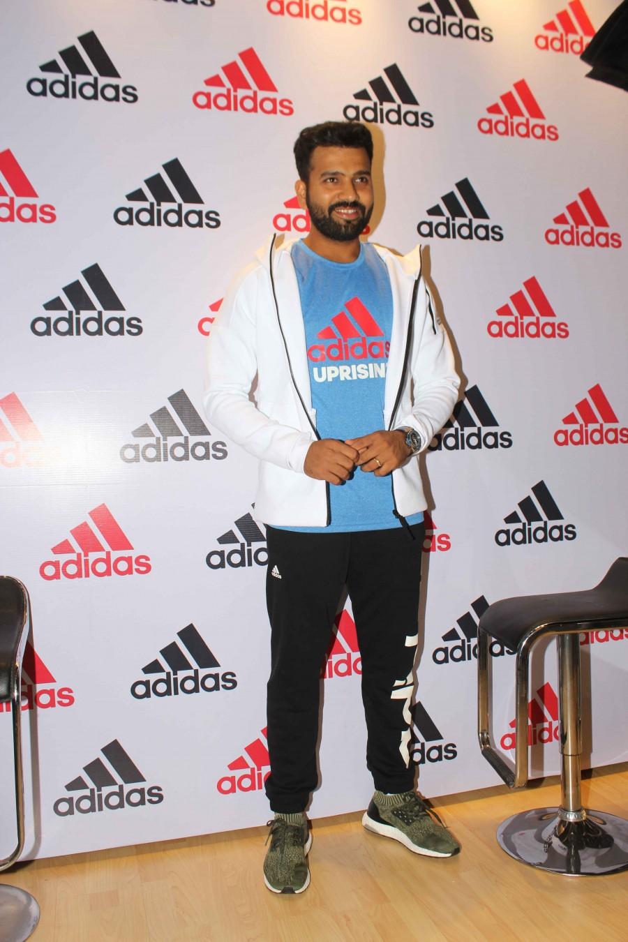 Indian Cricketer Rohit Sharma launches Adidas Original & Adidas Sports at Sports Station. Rohit Sharma,Adidas Original,Adidas Sports,Sports Station,Rohit Sharma launches Adidas Original,Rohit Sharma pics,Rohit Sharma images,Rohit Sharma photos,Rohit Sharma stills,Rohit Sharma pictures