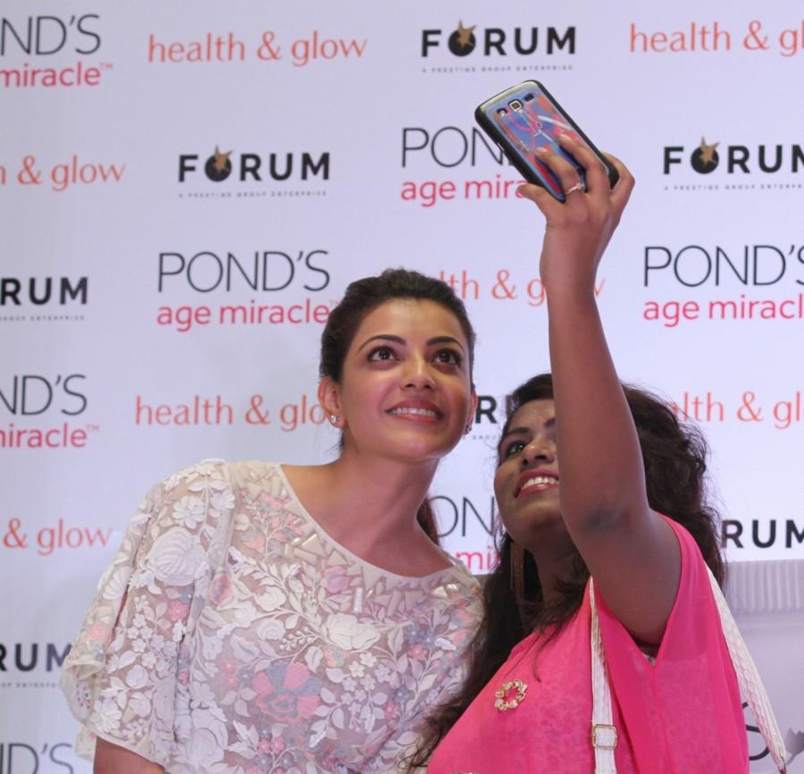 Photos of South Indian Actress Kajal Aggarwal launch Pond's new skincare products in Bengaluru on Nov 4, 2016. Kajal Aggarwal,Kajal Aggarwal during a programme,Kajal Aggarwal launch Pond's new skincare products,Actress Kajal Aggarwal,Kajal Aggarwal latest pics,Kajal Aggarwal latest images,Kajal Aggarwal latest stills,Kajal Aggarwal latest pictures,Kajal Aggar