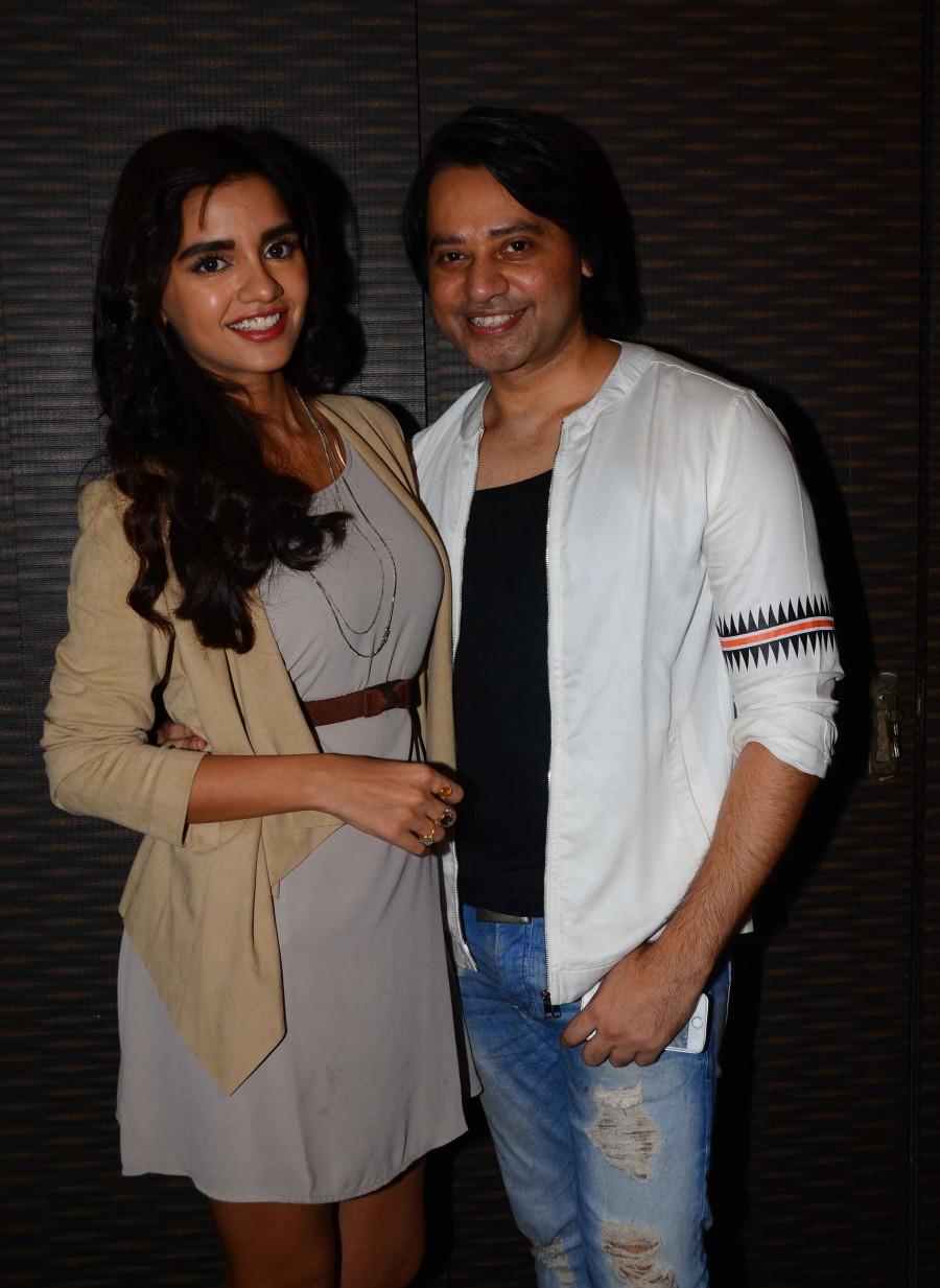 Vibhoutee Sharma with Kapil Sharma at Kapil Kaustubh Sharma Birthday Bash. Kapil Kaustubh Sharma,Kapil Kaustubh Sharma Birthday Bash,Kapil Kaustubh Sharma Birthday celebrations,Kapil Kaustubh Sharma Birthday Bash pics,Kapil Kaustubh Sharma Birthday Bash images,Kapil Kaustubh Sharma Birthday Bash photos,Kapil Kaustubh Sharma Birt