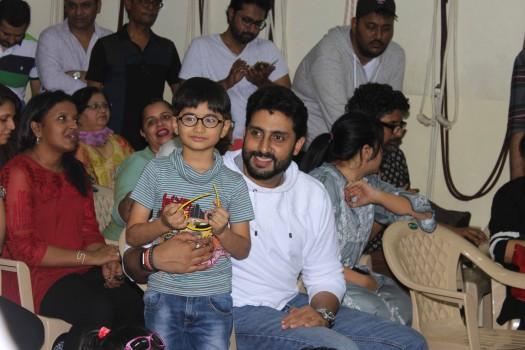 Photos of Bollywood actor Abhishek Bachchan snapped at Strut Dancemakers Master Class.