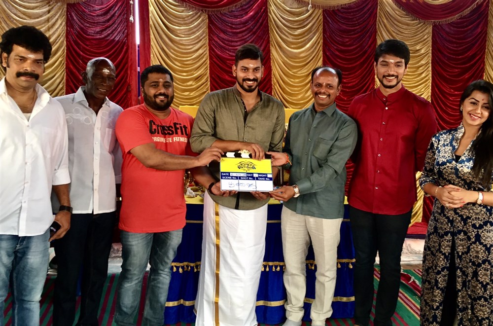 Hara Hara Mahadevaki,Hara Hara Mahadevaki movie launch,Gautham Karthik,Nikki Galrani,Rajendran,Santhosh Peter Jayakumar,Ravi Mariya,KE Gnanavel Raja