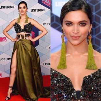 Bollywood actress Deepika Padukone attends the 2016 MTV Europe Music Awards at the Ahoy Arena in Rotterdam, Netherlands, November 6, 2016.