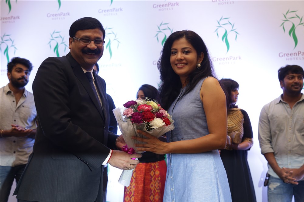 Hotel Green Park's Cake Mixing Ceremony event held at Chennai. Celebs like Kalaiarasan, Varalakshmi SarathKumar, Janani Iyer, Sshivada Nair, Rama Krishnan, Janagaraj, G Ravi Kumar, Bala Saravanan, Sudip Sengupta, Chef Thangappan, Monideep Jas graced the event. Varalakshmi SarathKumar,Janani Iyer,Hotel Green Park Cake Mixing,Hotel Green Park,Sshivada Nair,Rama Krishnan,Janagaraj,G Ravi Kumar,Bala Saravanan,Sudip Sengupta