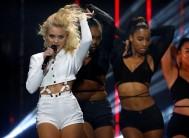 Zara Larsson performs on stage at the 2016 MTV Europe Music Awards at the Ahoy Arena in Rotterdam, Netherlands, November 6, 2016.