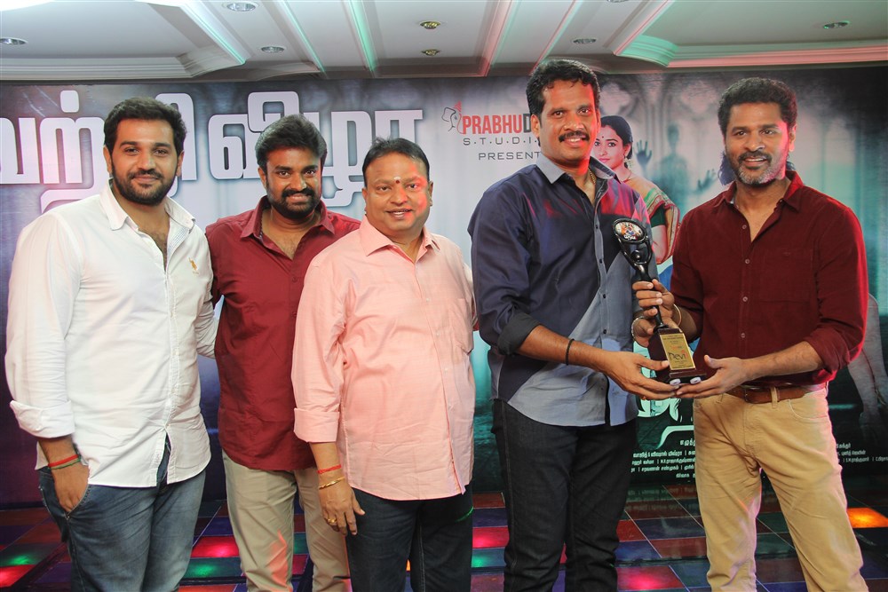 Tamil movie Devi success meet held at Chennai. Celebs like Prabhu Deva, Tamannaah, Vishal, Jayam Ravi, Karthi, Director Vijay, Anthony, RJ Balaji, Manush Nandan, Ishari K. Ganesh, R Parthiban, Lissy, Sathish, RV Udayakumar, KS Ravikumar, Meena, Bharath and Nassar graced the event. Devi Success Meet,Devi movie Success Meet,Prabhu Deva,Tamannaah,Vishal,Jayam Ravi,Karthi,Director Vijay,Anthony,RJ Balaji,Manush Nandan,Ishari K. Ganesh,R Parthiban,Lissy,Sathish